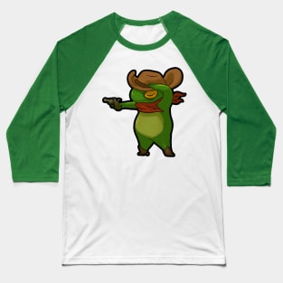 cowboy frog art Baseball T-Shirt